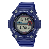 Casio Men's Watch Digital, Blue Dial Blue Resin Strap, WS-1300H-2AVDF
